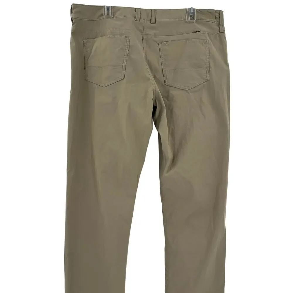 The North‎ Face Mens 40x31 Beige Lightweight 5 Pocket Hiking Pants